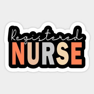 RN Registered Nurse Sticker